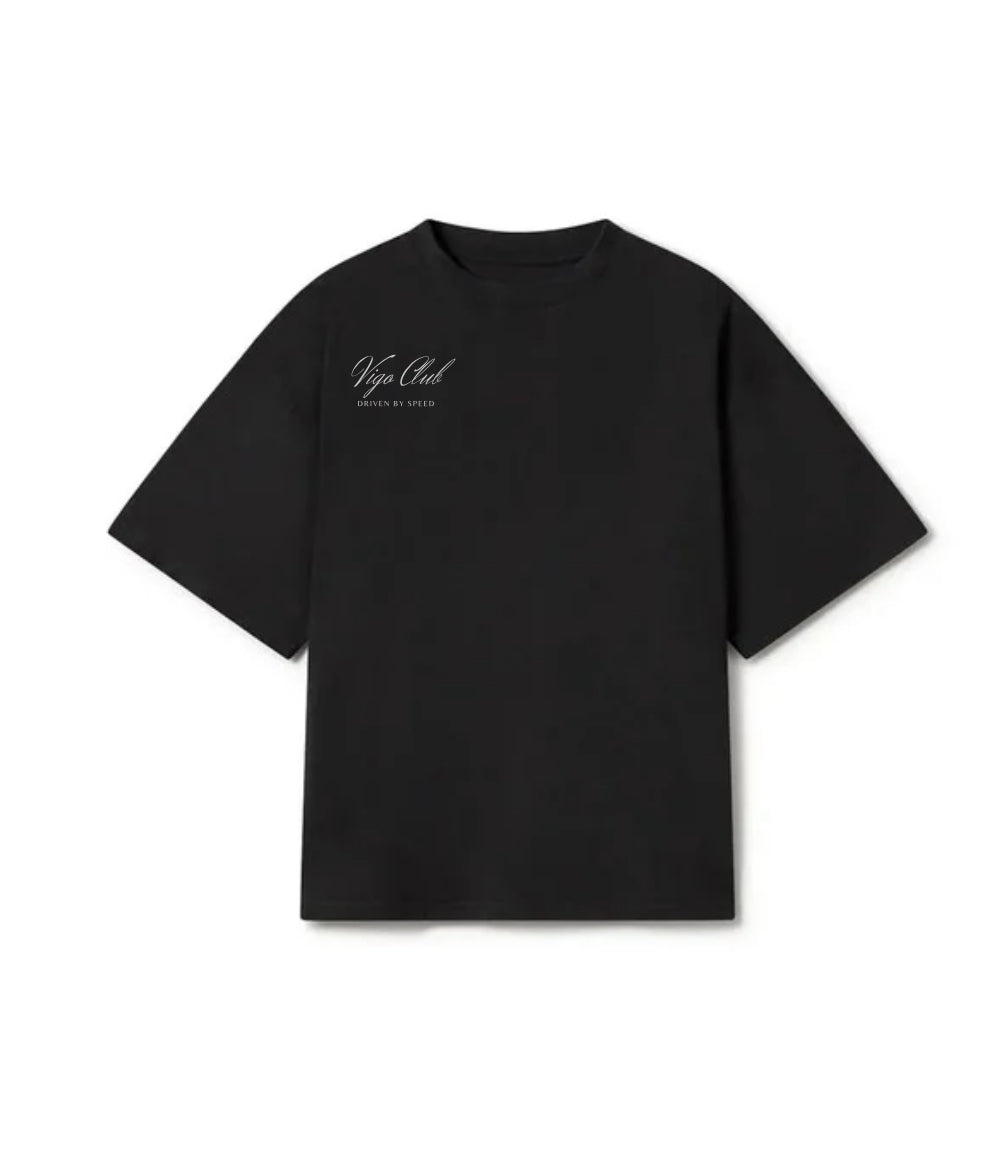 Playera Negra-Driven By Speed