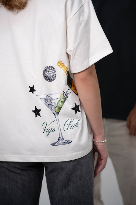 Playera Blanca-After Hours