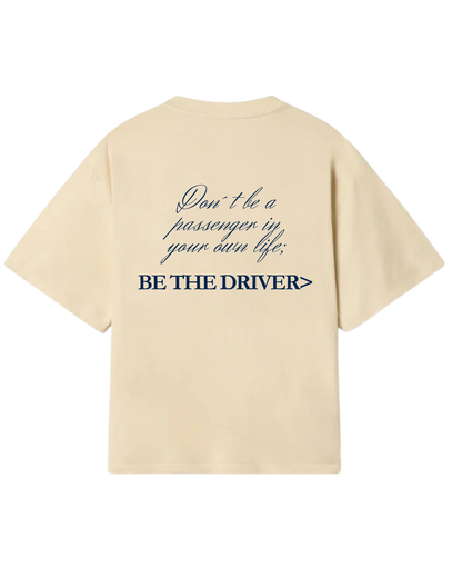 Playera Hueso-Be The Driver