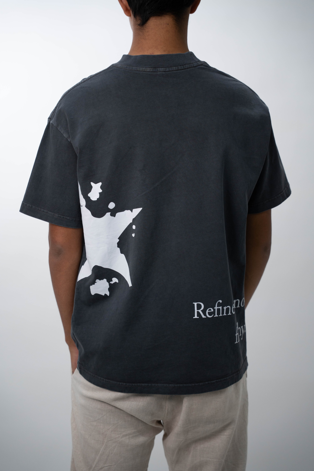 Playera Gris-Be A Star